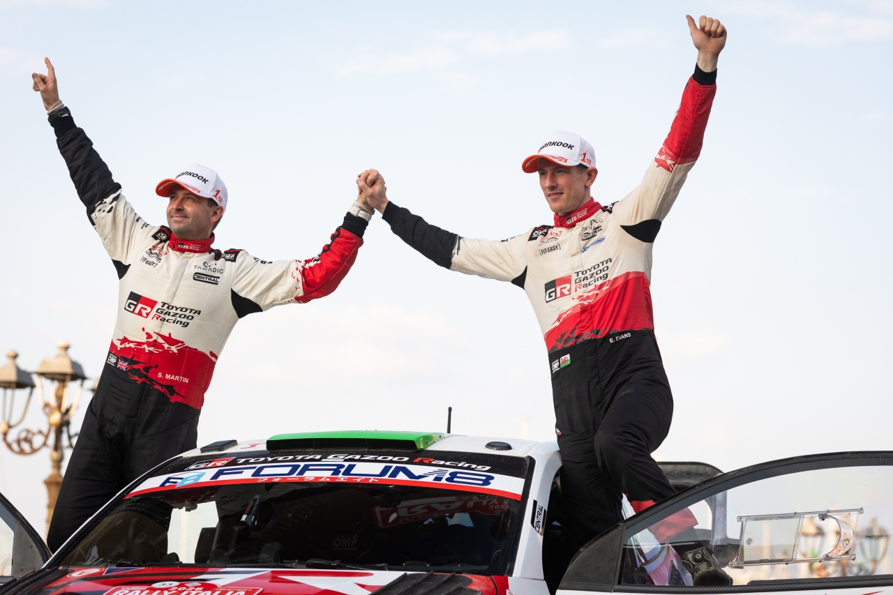 Evans i Martin mistrzami świata WRC 2026. TOYOTA GAZOO Racing z potrójną koroną