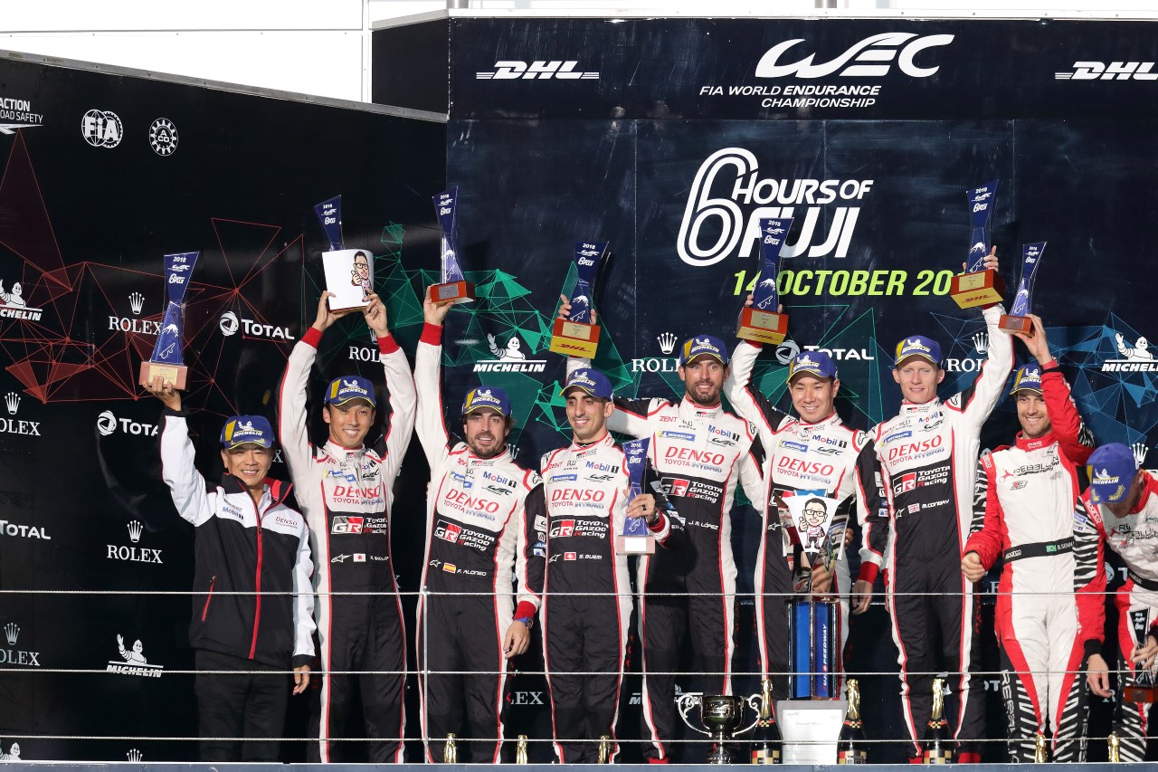 TOYOTA GAZOO Racing prvá a druhá na domácom okruhu Fuji