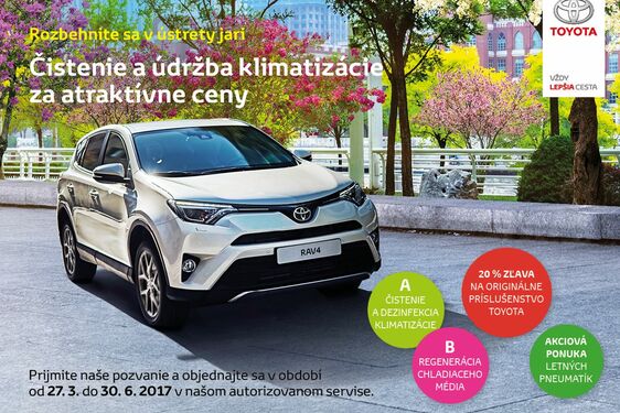 Toyota pozýva na jarnú servisnú prehliadku