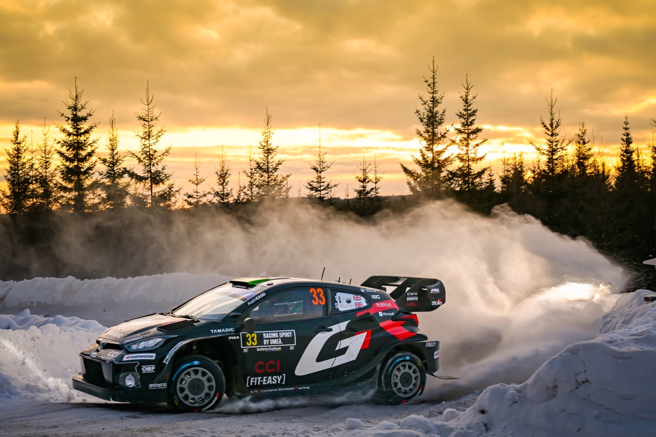 Toyota získala na Švédské rallye první dvě místa 