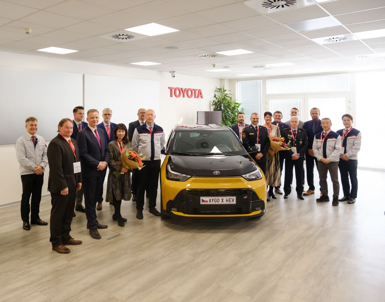  Toyota spustila v Kolíne výrobu nového modelu Toyota Aygo X v hybridnej verzii