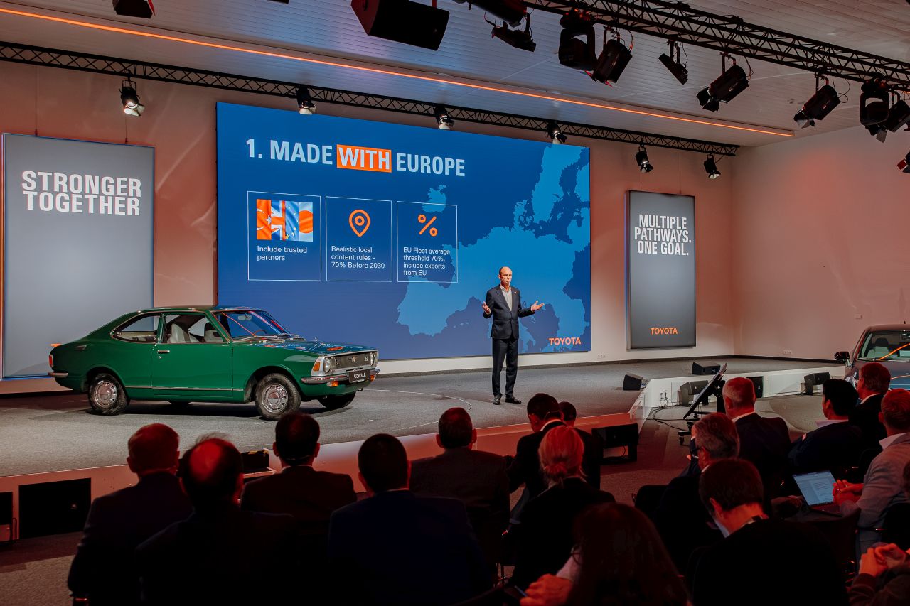 „Made with Europe“ (Vyrobené v spolupráci s Európou) – Toyota vyzýva na partnerstvo a pragmatický prístup na zabezpečenie konkurencieschopnosti európskeho automobilového priemyslu