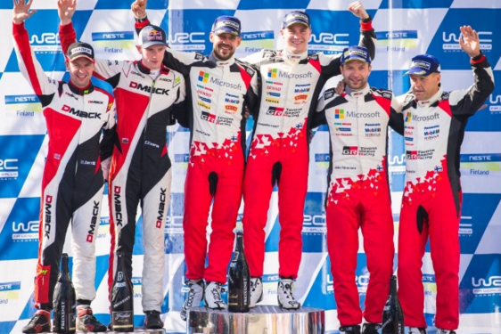 Historické víťazstvo Fínov s Toyotou Yaris WRC na domácej rallye 