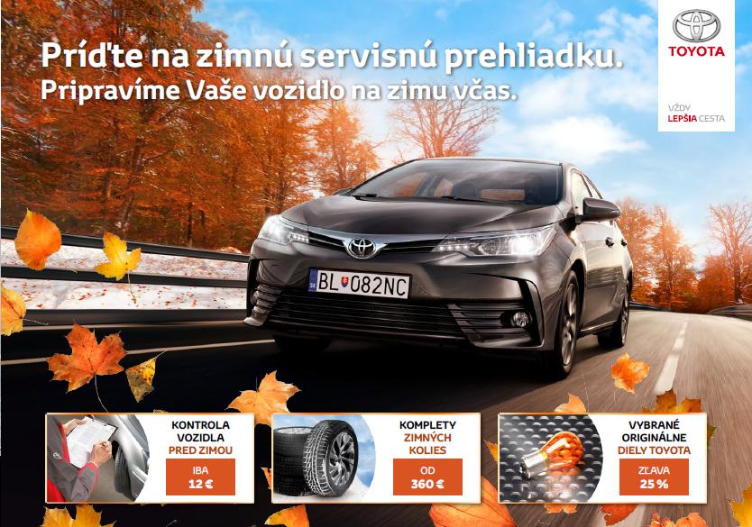 Toyota pozýva na zimnú servisnú kampaň