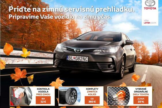 Toyota pozýva na zimnú servisnú kampaň